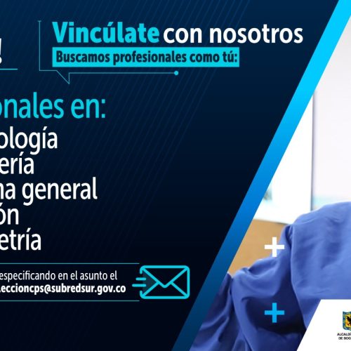 Trabajo si hay: Profesionales de la salud