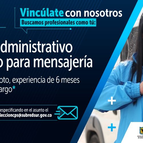 Vacante 2 Julio 2024 - Apoyo logístico