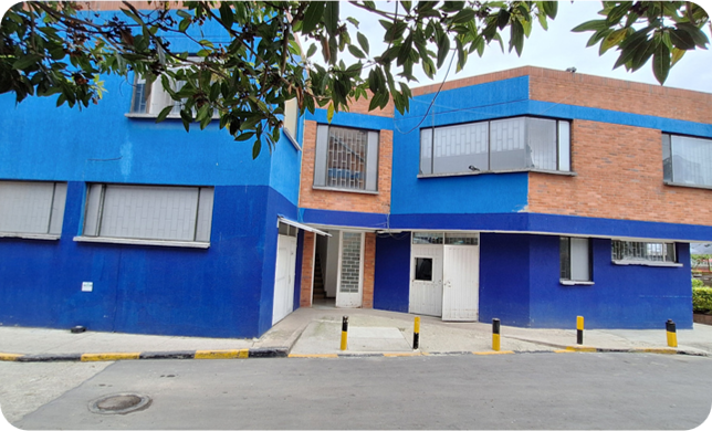 Imagen casa azul Hospital Tunal 2